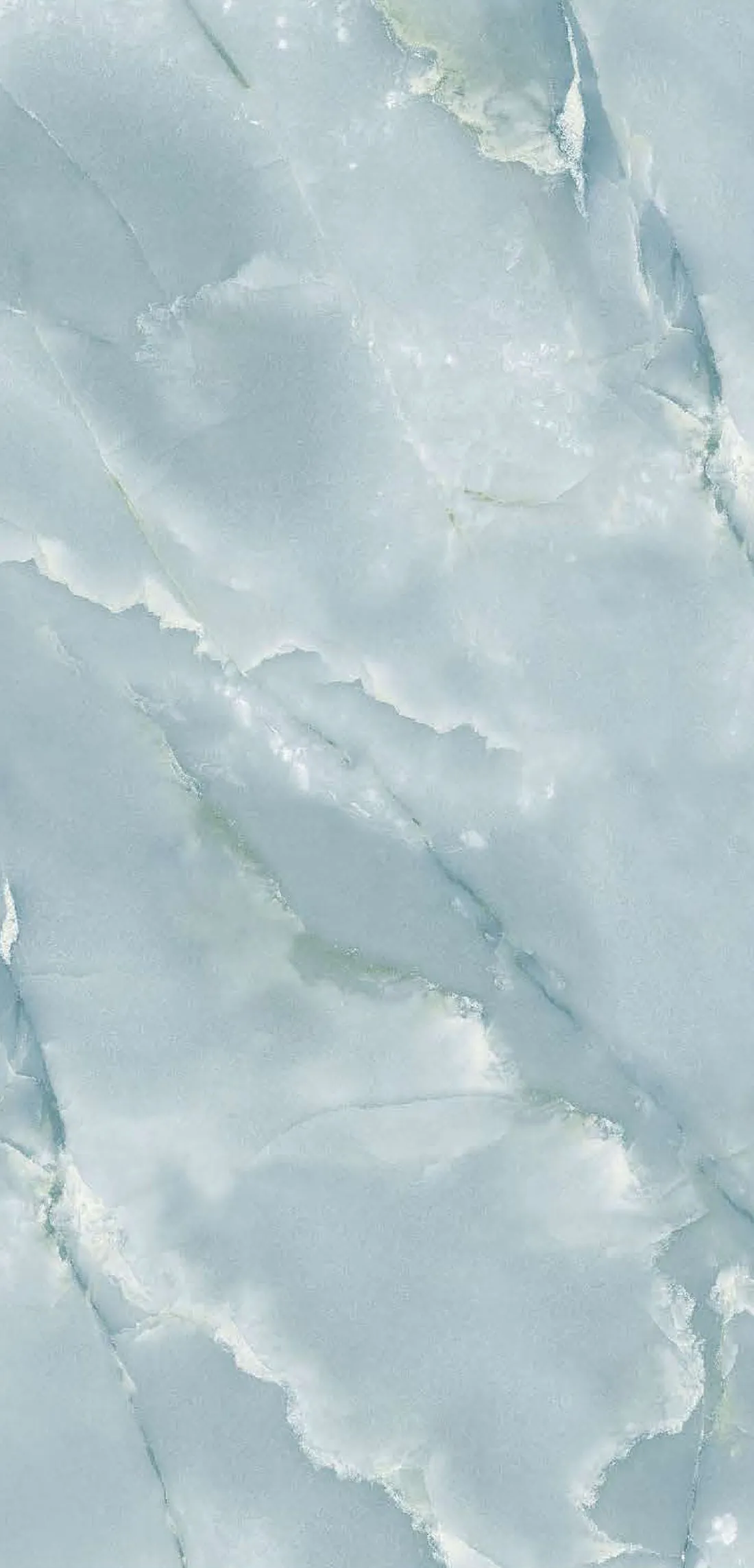 Almond — pale blue 600x1200 mm glossy vitrified tile