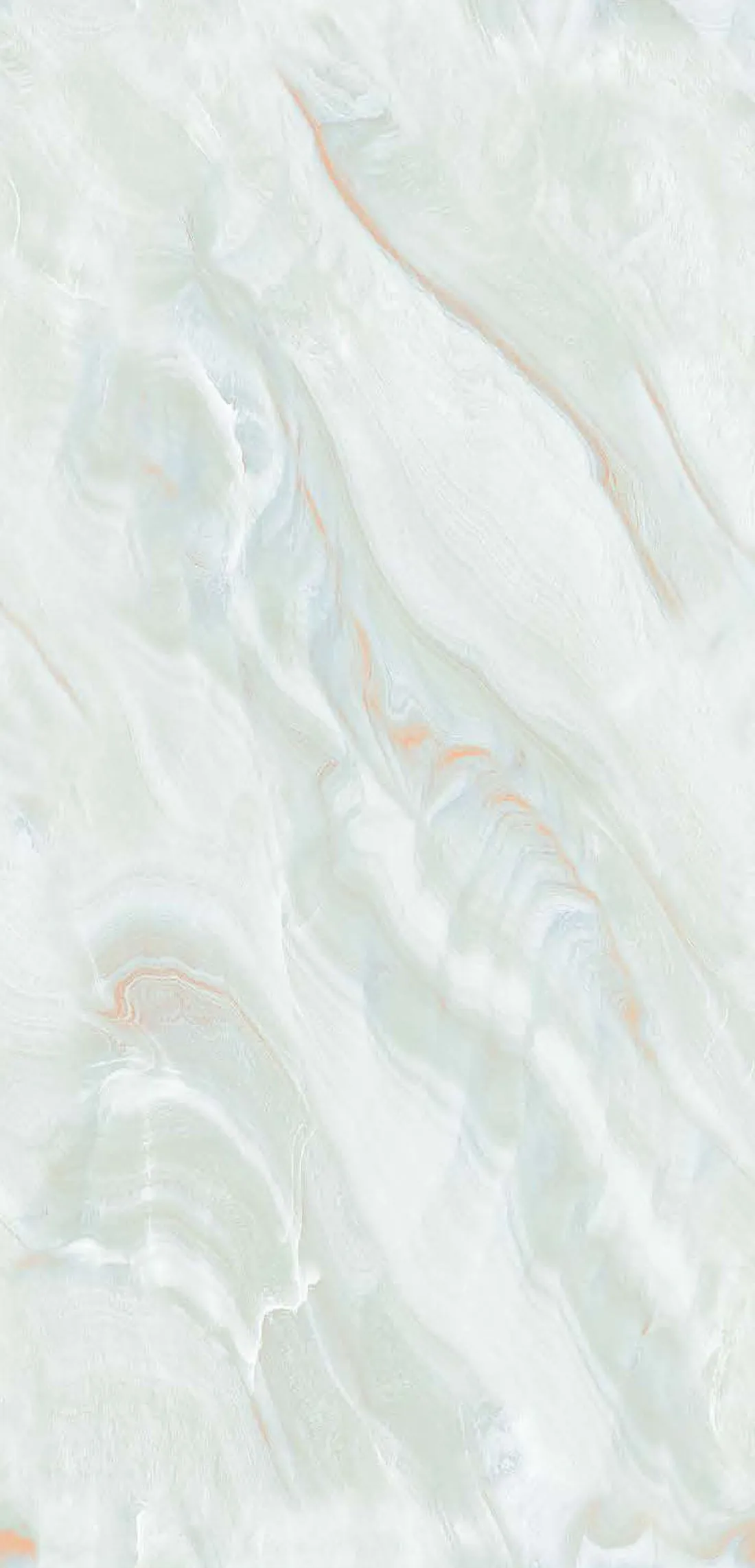 Liked Mint — white 600x1200 mm glossy vitrified tile