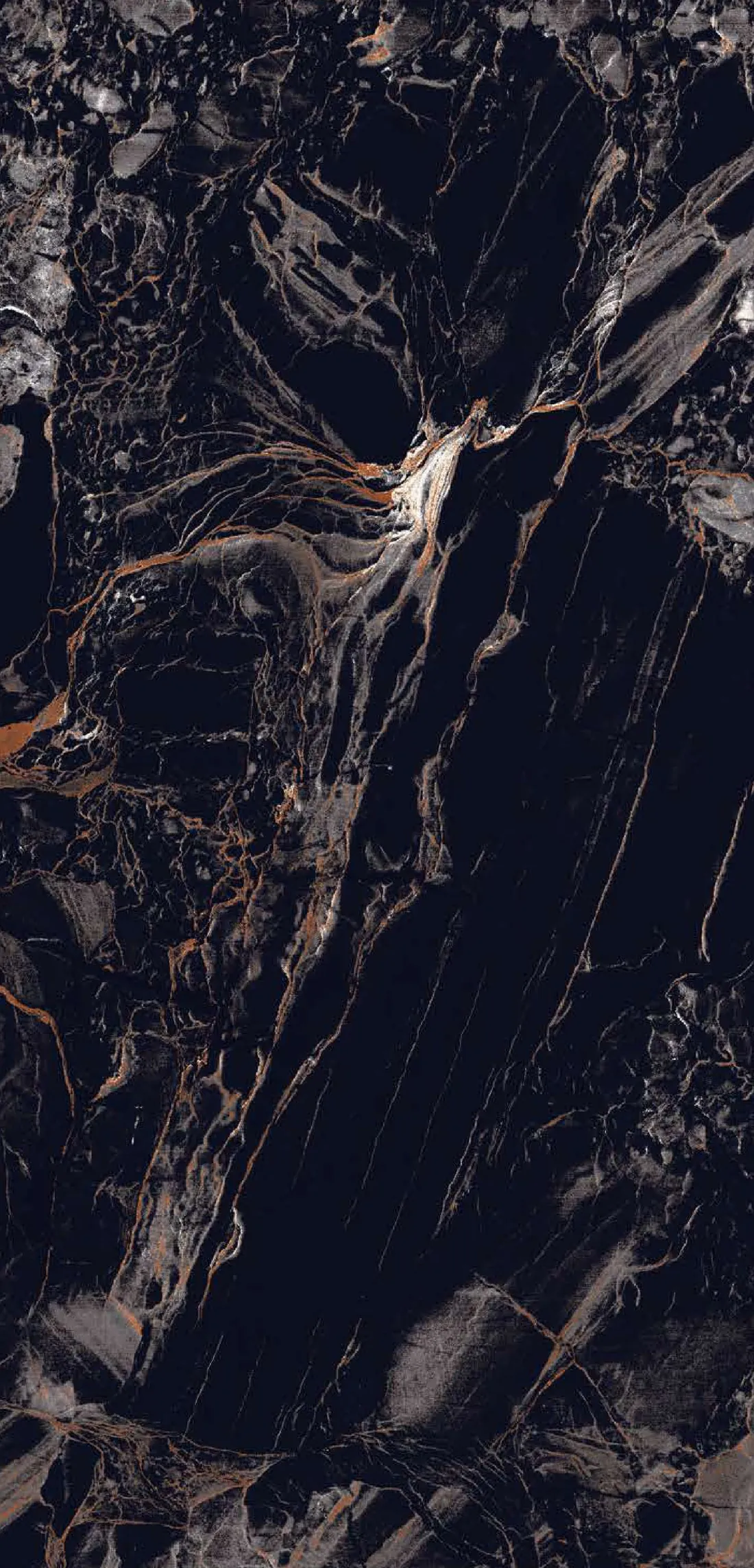 Royal Vendom Black — blue 600x1200 mm high glossy vitrified tile
